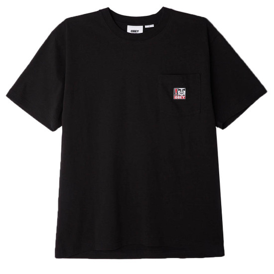 Obey Ανδρική κοντομάνικη μπλούζα Point Organic Pocket Tee